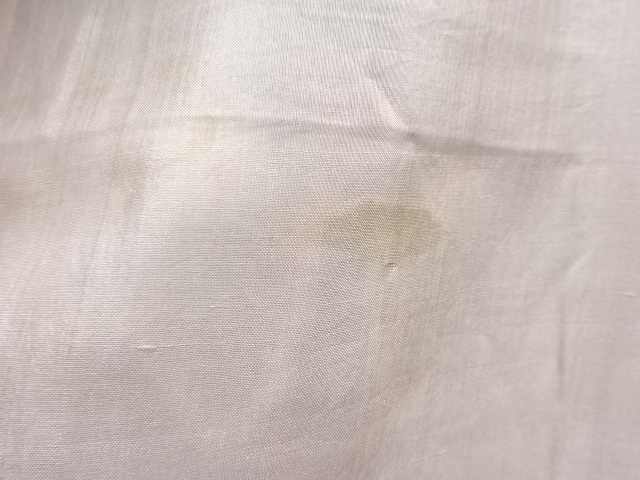  大正ロマン　抽象模様織り出しお召着物